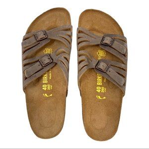 NWOT Birkenstock Granada Mocha Nubuck Sandals